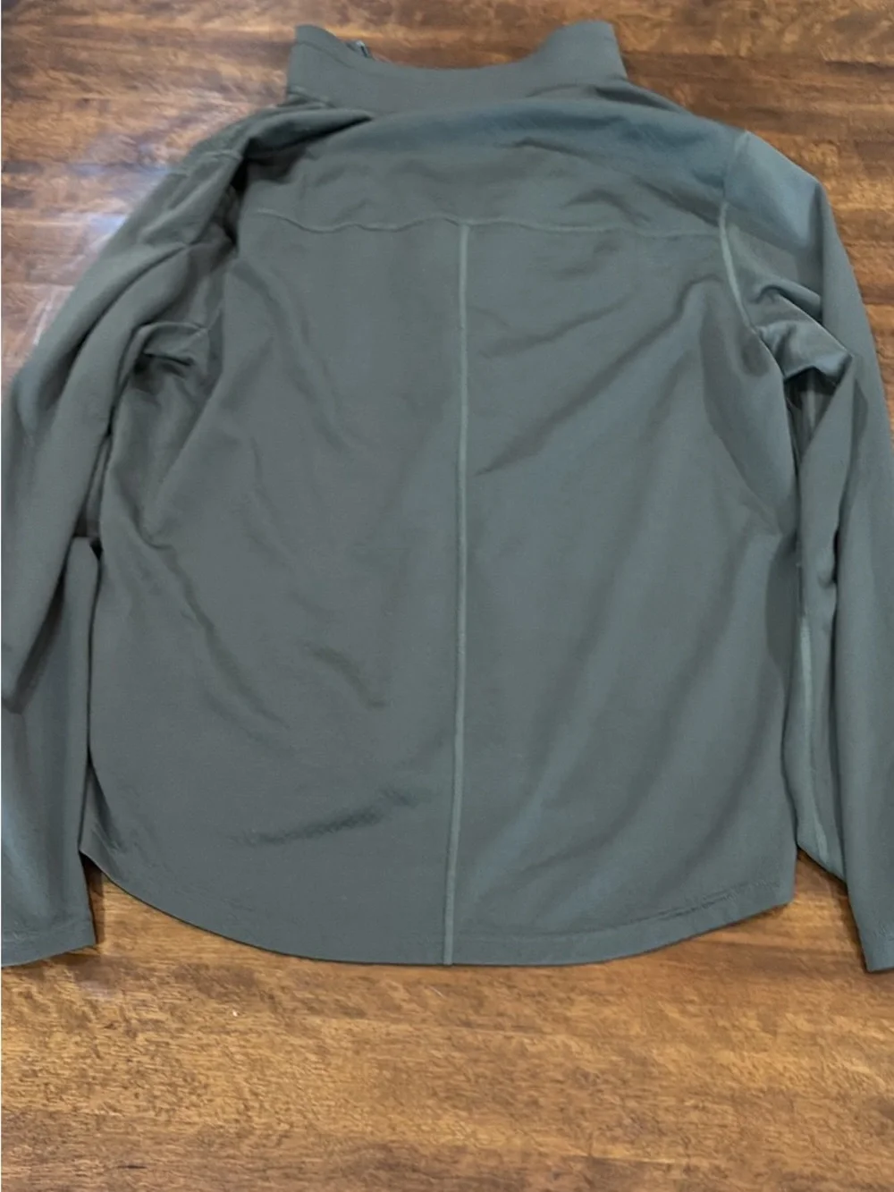 The North Face Men's Olive Green / Brown Quarter-Zip Fall Pullover